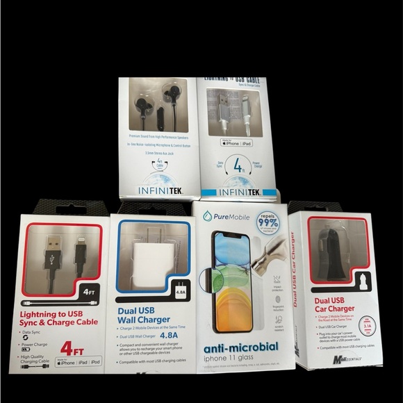 Other - Lot of 6 new iPhone iPad accessories. Details in description